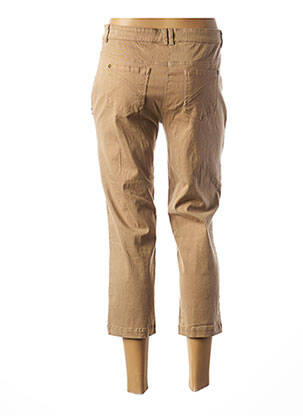 Pantacourt stretch taille normale marron AGATHE & LOUISE femme