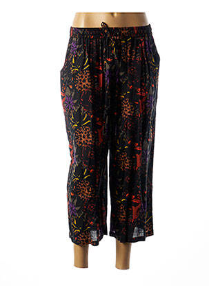 Jeans coupe large poches taille basse noir AGATHE & LOUISE femme