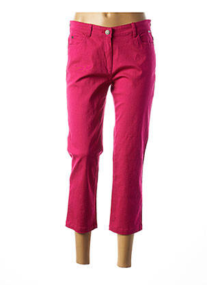 Pantacourt stretch taille normale violet AGATHE & LOUISE femme