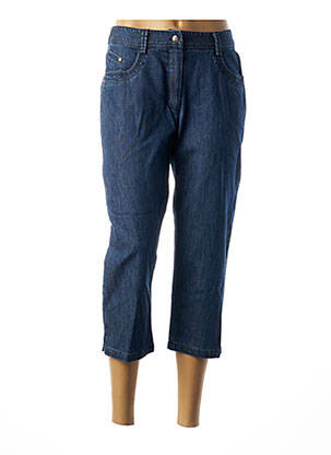 Pantacourt taille normale taille normale bleu EVER EASY BY JAC JAC femme