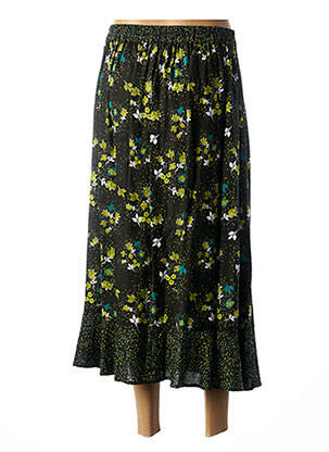 Jupe longue coupe droite vert AGATHE & LOUISE femme