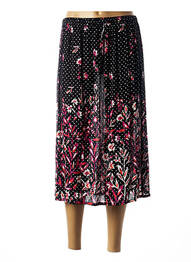 Jupe mi-longue coupe droite noir AGATHE & LOUISE femme