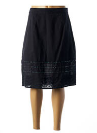Jupe mi-longue fermeture zip latéral noir AGATHE & LOUISE femme