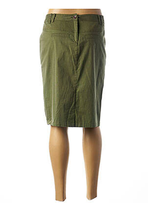 Jupe mi-longue taille normale vert AGATHE & LOUISE femme