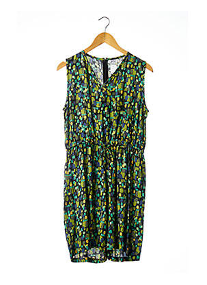 Combishort col cache-coeur vert AGATHE & LOUISE femme
