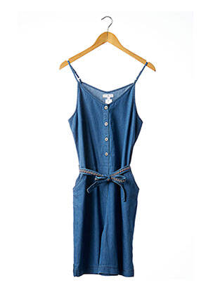 Combishort poches bleu AGATHE & LOUISE femme
