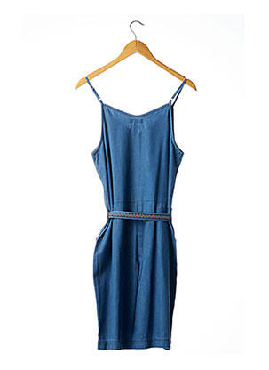 Combishort poches bleu AGATHE & LOUISE femme