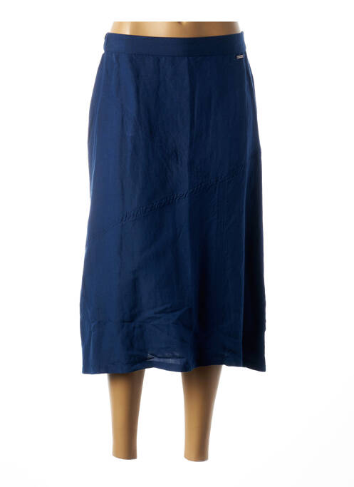 Jupe mi-longue bleu AGATHE & LOUISE pour femme