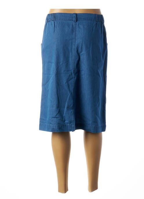 Jupe mi-longue bleu AGATHE & LOUISE pour femme