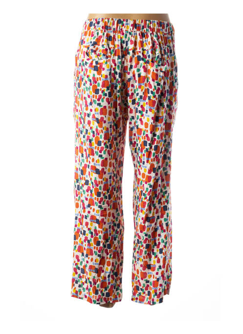 Pantalon droit orange AGATHE & LOUISE pour femme