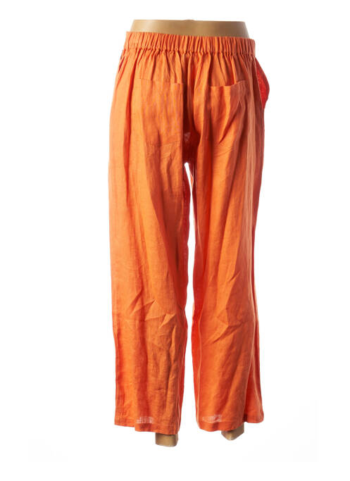 Pantalon droit orange AGATHE & LOUISE pour femme