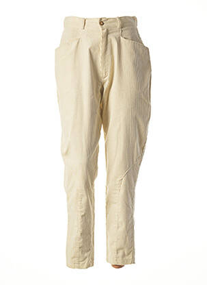 Pantalon droit beige CONTAINER pour femme