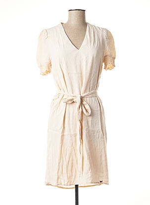 Robe mi-longue coupe fluide rose LES P'TITES BOMBES femme