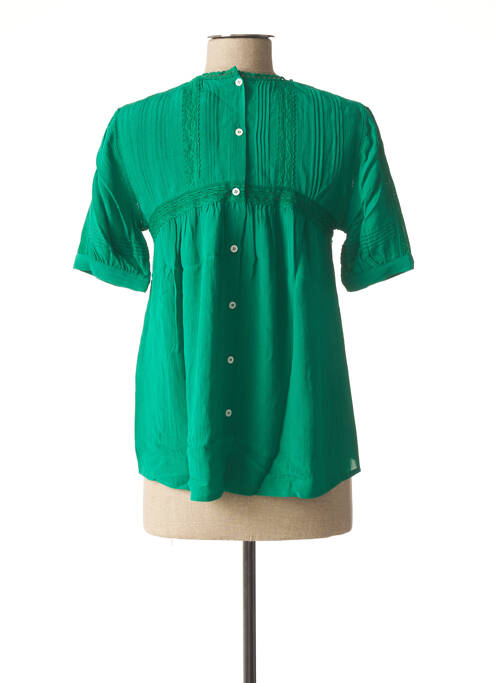 Blouse vert SEE U SOON pour femme