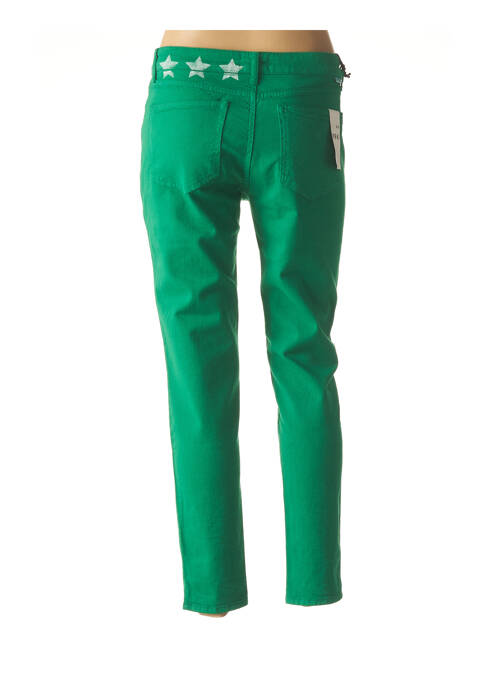Jeans coupe slim vert FIVE femme
