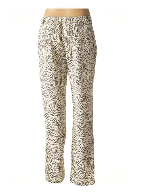 Pantalon droit beige FIVE pour femme