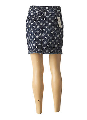 Jupe courte poches bleu FIVE femme