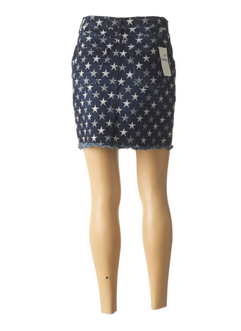 Jupe courte bleu FIVE femme