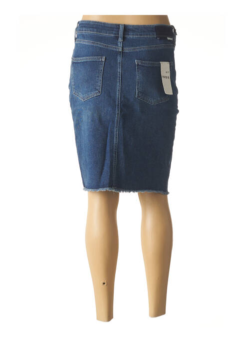 Jupe mi-longue bleu FIVE pour femme