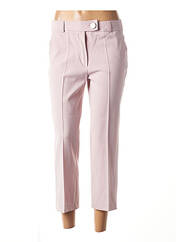 Pantalon 7/8 rose MINA.B pour femme seconde vue