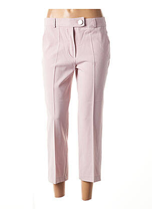 Pantalon 7/8 rose MINA.B pour femme