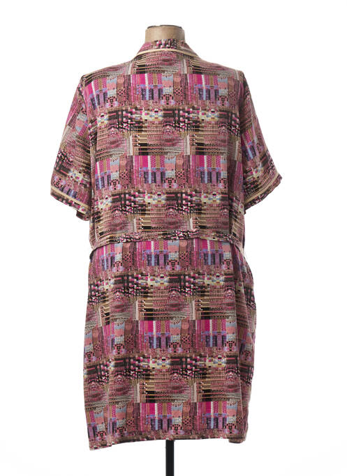 Robe mi-longue rose GUY DUBOUIS pour femme