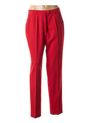 Pantalon droit rouge HAUBER pour femme seconde vue