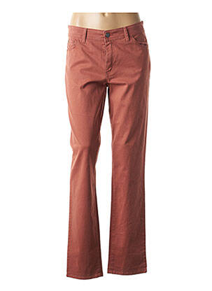 Pantalon droit marron COWEST pour femme