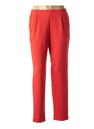 Pantalon slim rouge COWEST pour femme