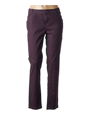 Pantalon slim violet AKELA KEY pour femme