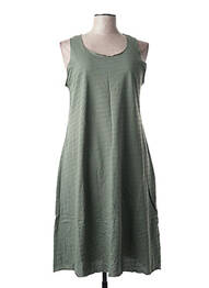 Robe mi-longue sans manche sans manche vert MINDELO BAY femme