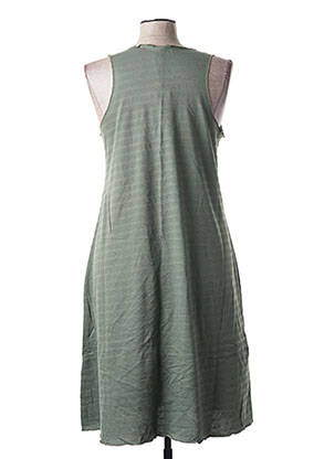 Robe mi-longue sans manche sans manche vert MINDELO BAY femme