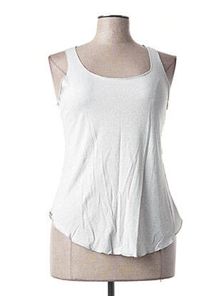 Débardeur stretch sans manche gris MINDELO BAY femme