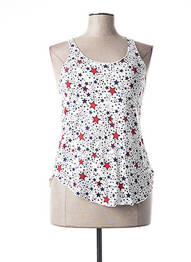 Débardeur stretch sans manche rouge MINDELO BAY femme