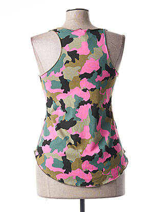 Débardeur stretch sans manche rose MINDELO BAY femme