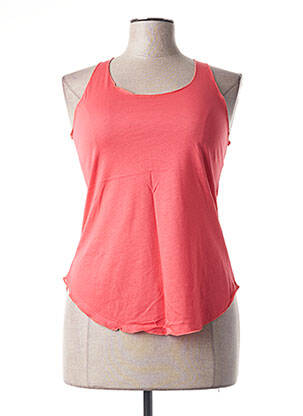Débardeur stretch sans manche rouge MINDELO BAY femme