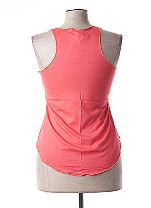 Débardeur stretch sans manche rouge MINDELO BAY femme