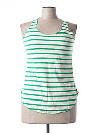 Débardeur stretch sans manche vert MINDELO BAY femme