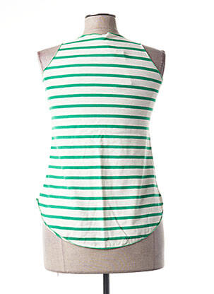 Débardeur stretch sans manche vert MINDELO BAY femme