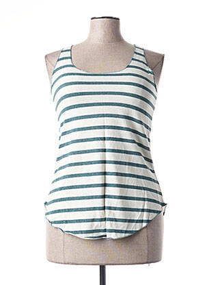 Débardeur stretch sans manche vert MINDELO BAY femme