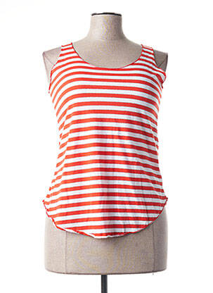 Débardeur stretch sans manche orange MINDELO BAY femme