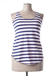 Débardeur stretch sans manche bleu MINDELO BAY femme