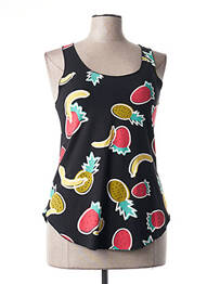 Débardeur stretch sans manche noir MINDELO BAY femme