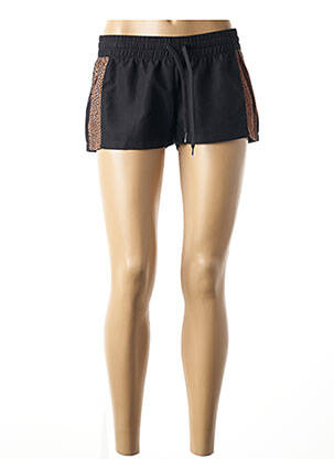 Short taille élastique noir PROTEST femme