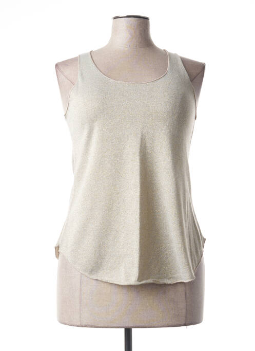 Débardeur stretch sans manche beige MINDELO BAY femme