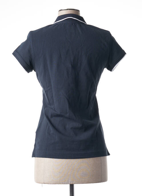 Polo bleu KAPITALES pour femme