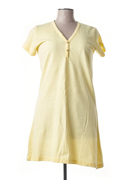 Robe courte jaune MINDELO BAY pour femme