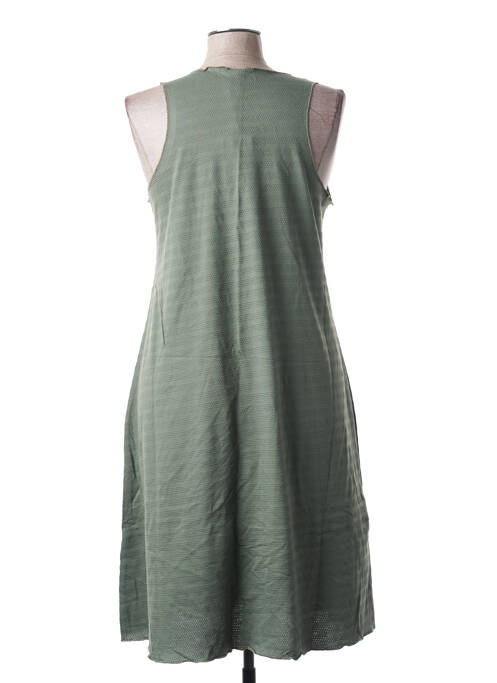 Robe mi-longue vert MINDELO BAY pour femme