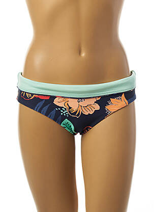 Bas de maillot de bain tissage texturé culotte bleu SEAFOLLY femme