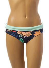 Bas de maillot de bain imprimé fleurs culotte bleu SEAFOLLY femme